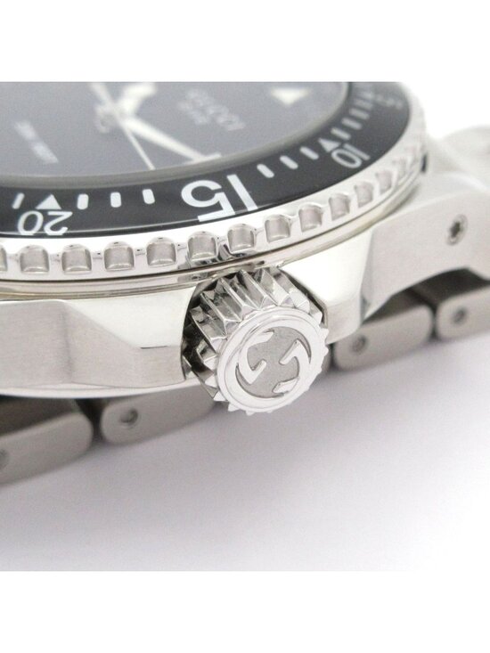 Gucci Watch Dive 136.3 SS Black main image 8